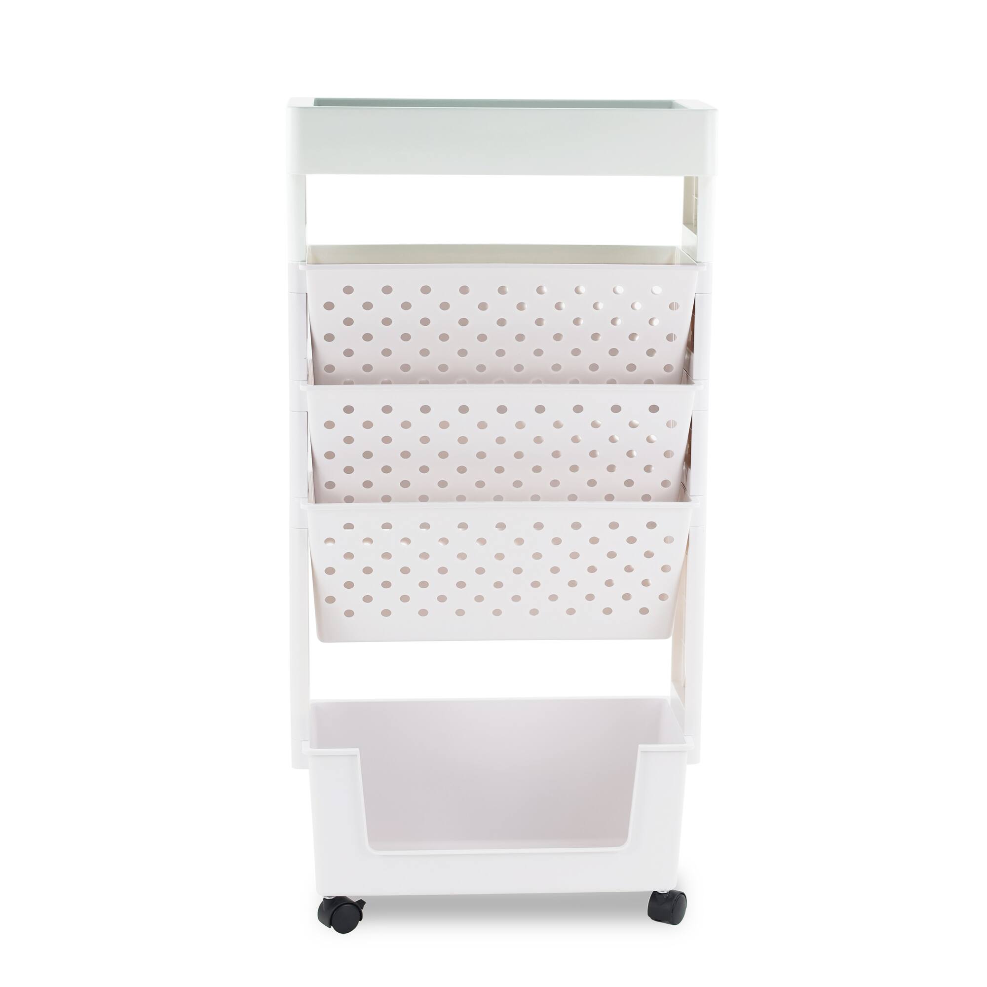 Everything Mary Slim 5-Tier Rolling Organizer Cart